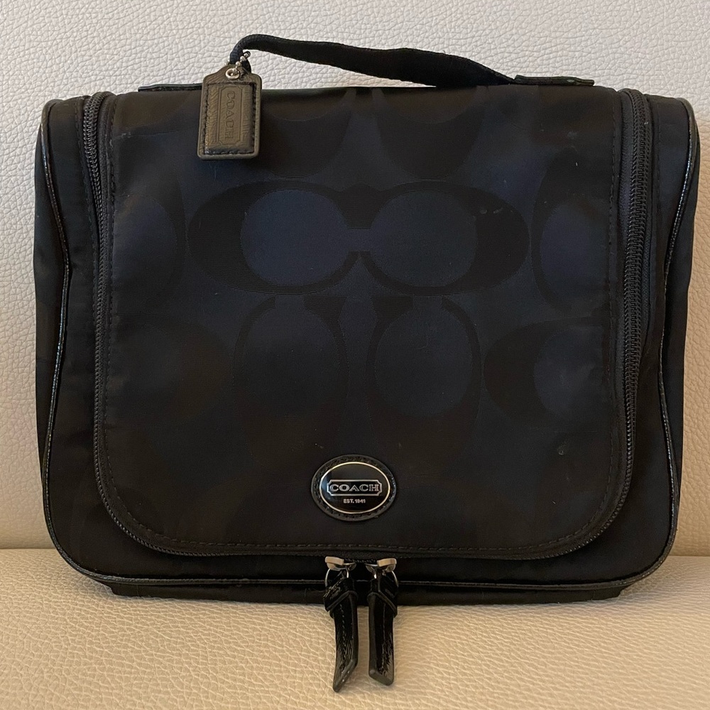 Coach toiletry travel bag